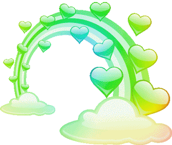 joyeuse Saint Valentin arc en ciel